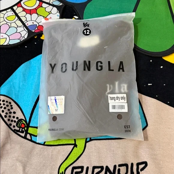 YoungLA Thermal Oversized Shirt Chocolate - Picture 14 of 15